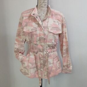 GAP Camo Print Utility Jacket ~ EUC